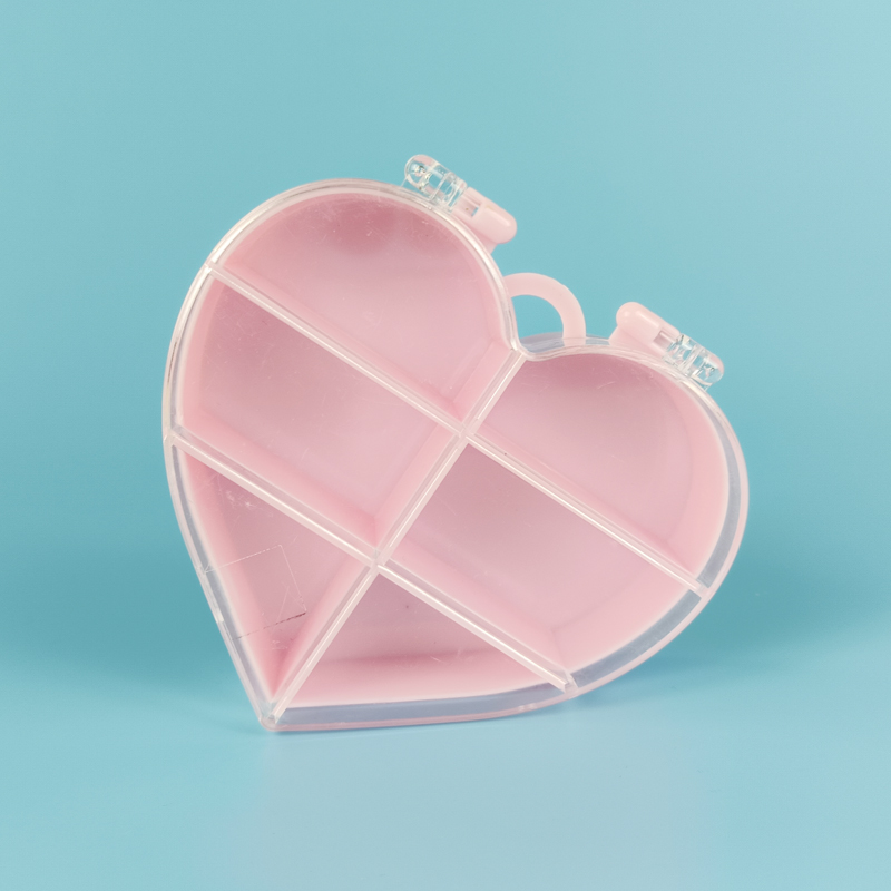 Heart plastic box
